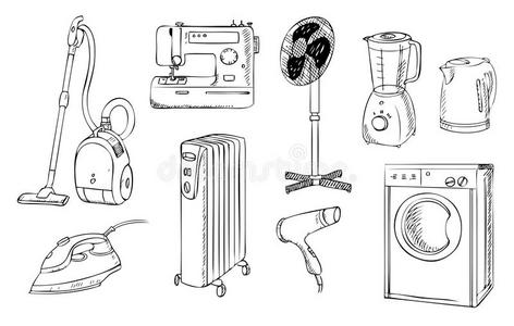 日用之需，垃圾桶与家电的视觉共鸣